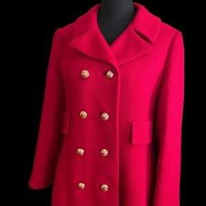 Vintage 1930’s Red Wool Coat